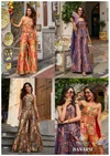 Banarsi By Sayuri Viscose Position Jacquard Silk Indo Western Collection
